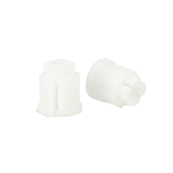 BONFIX Klemdeel voor binnenwerk kunststof, wit 2st.
