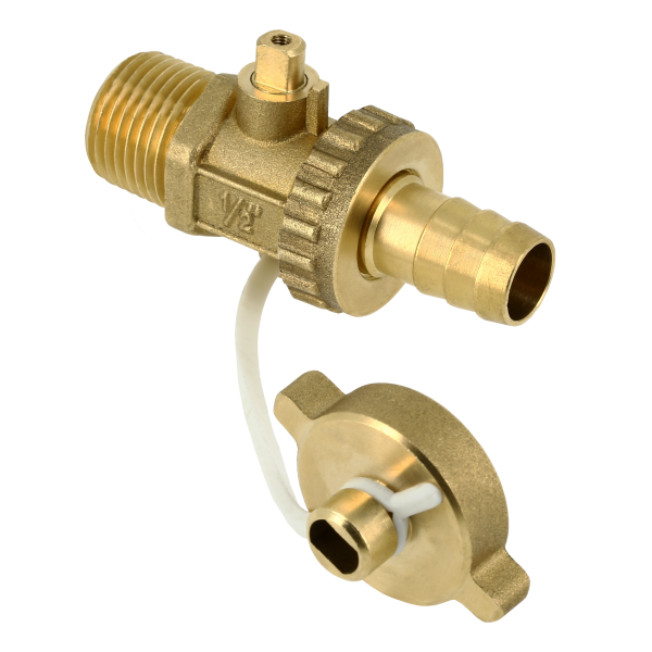 BONFIX vul- en aftapkraan 1/2" inclusief sleutel 1st