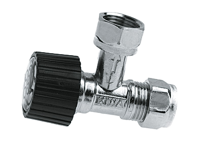 BONFIX Hoekstopkraan 3/8"x12 knel vertind 1st