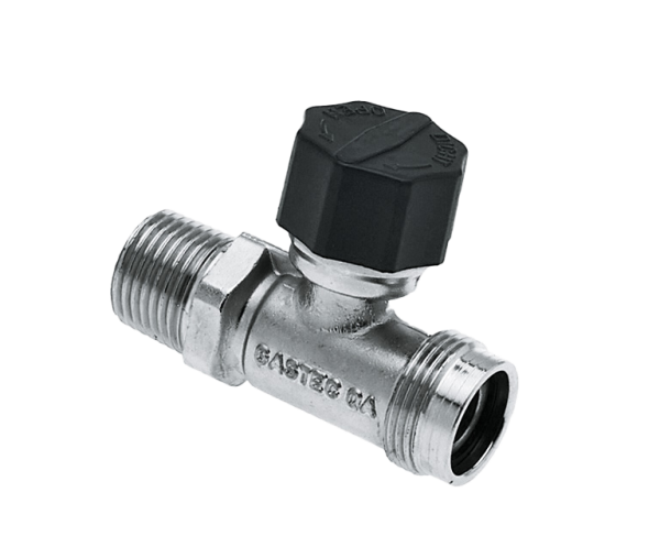 BONFIX gasaansluitkraan recht 1/2" x M24 1st