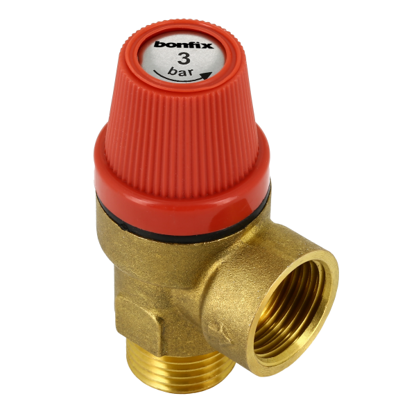 BONFIX Overstortventiel 1/2" bu.dr. x 1/2" bi.dr. 1st.