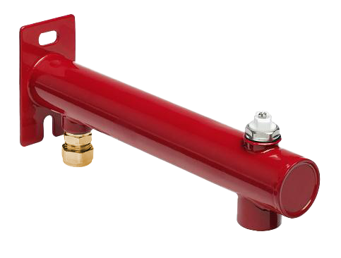 BONFIX Expansievatconsole 3 gats, gem. messing ROOD 1st.