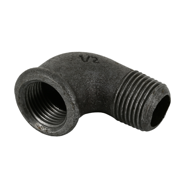 BONFIX malleable kniekoppeling 1/2" bi.dr. x 1/2" buiten 1st