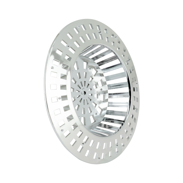 BONFIX Gootsteenzeefje kunststof verchr. 70 mm - 1 1/2" 1st.