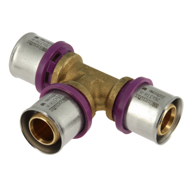 BONFIX Alu-pers T-stuk 26 x 26 x 26 mm