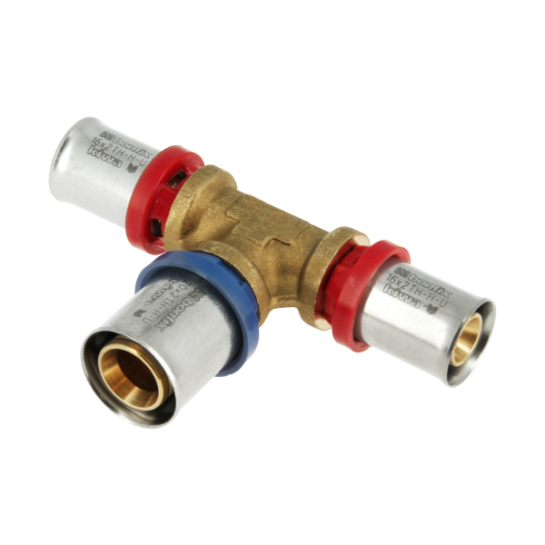 BONFIX Alu-pers verloop T-stuk 16 x 20 x 16 mm