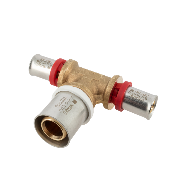 BONFIX Alu-pers verloop T-stuk 16 x 25 x 16 mm