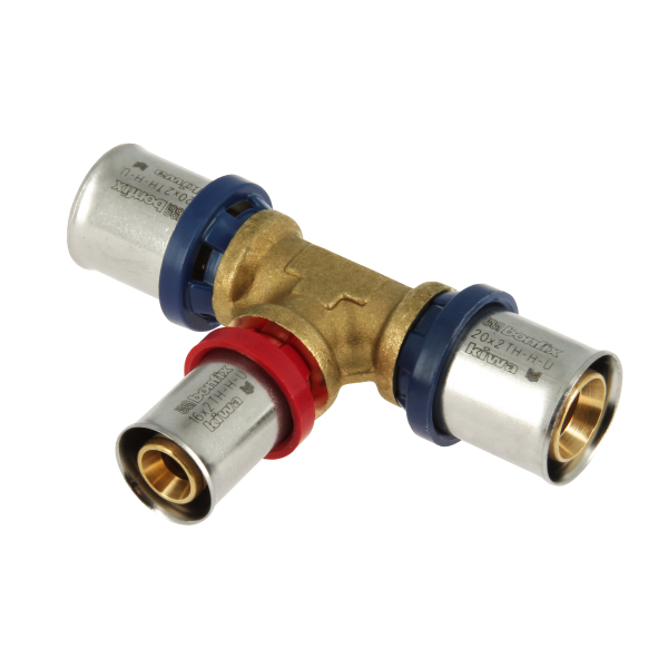 BONFIX Alu-pers verloop T-stuk 20 x 16 x 20 mm