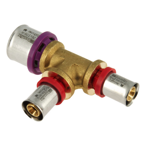 BONFIX Alu-pers verloop T-stuk 26 x 16 x 16 mm