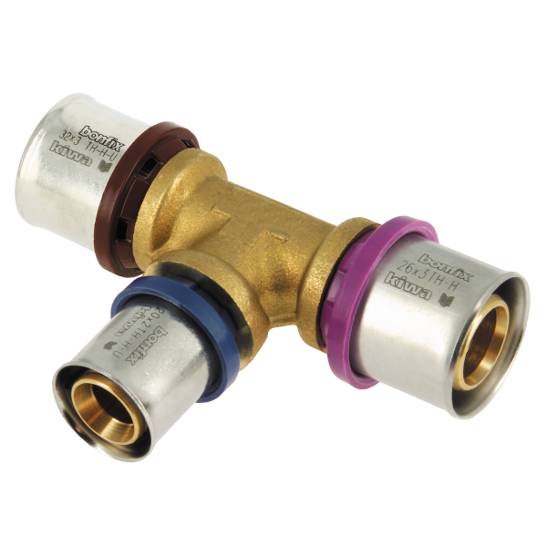 BONFIX Alu-pers verloop T-stuk 32 x 20 x 26 mm