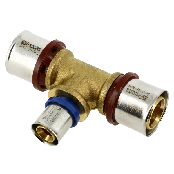 BONFIX Alu-pers verloop T-stuk 32 x 20 x 32 mm