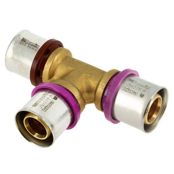 BONFIX Alu-pers verloop T-stuk 32 x 26 x 26 mm