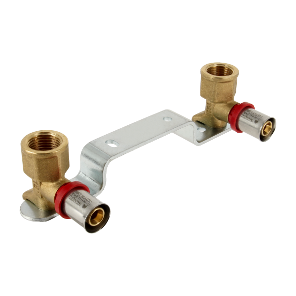 BONFIX Alu-pers muurplaatbeugel 1/2" bi.dr. x 16 mm