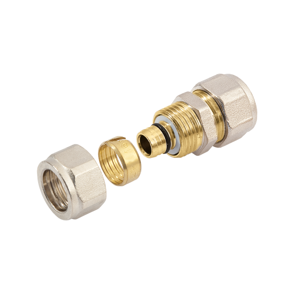 BONFIX Alu-knel rechte koppeling 20 x 20 mm