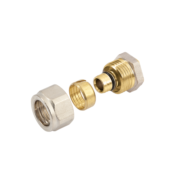 BONFIX Alu-knel eindkoppeling 16 mm