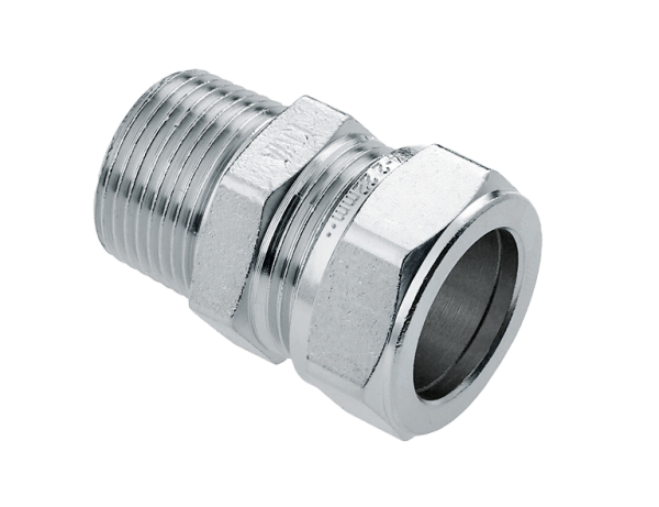 BONFIX Messing & messing vertinde knelfittingen 3⁄4 x 15